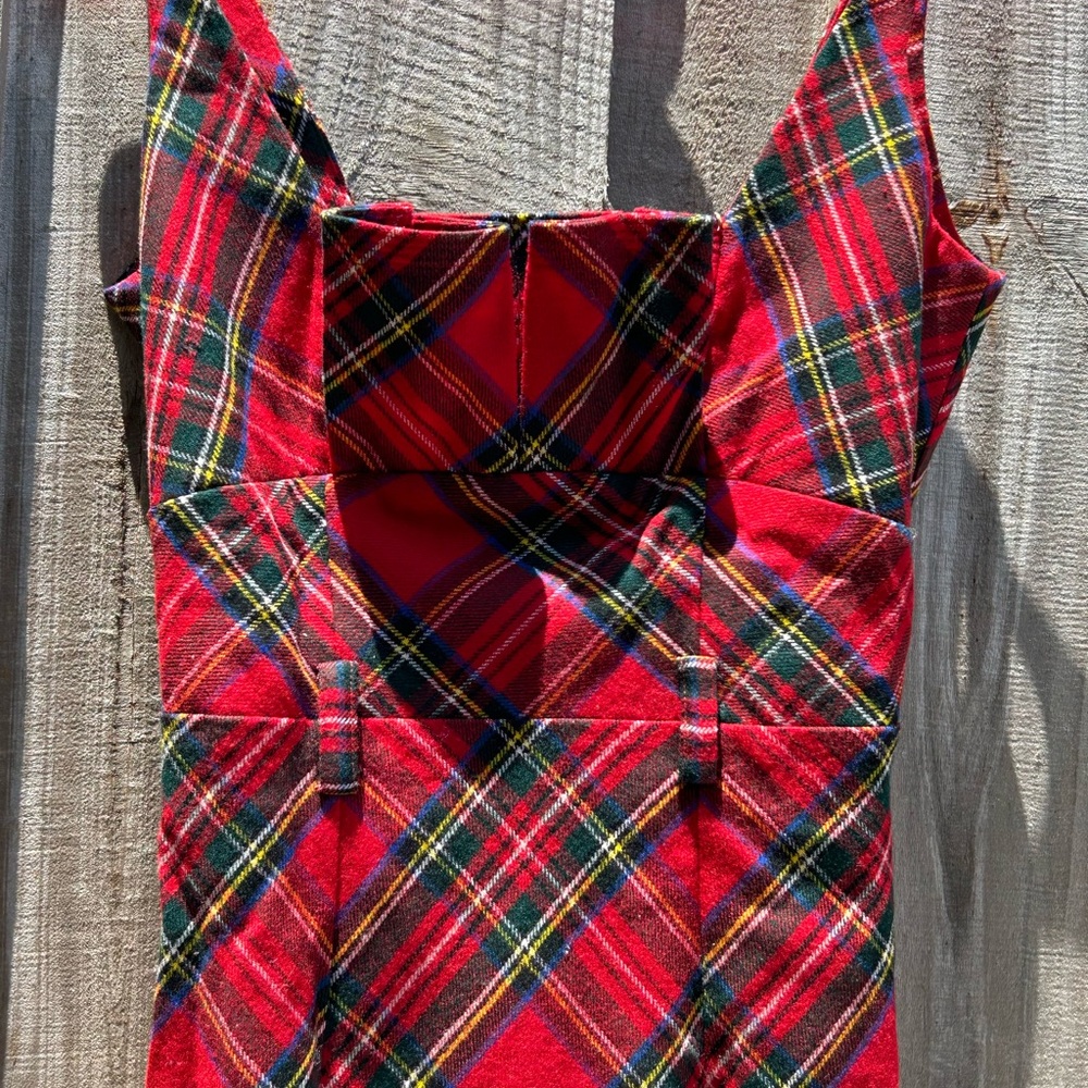 L.A.M.B. Red Plaid Dress - Picture 7 of 15
